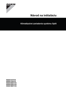 RZQS-D7V1B-RZQS-D2V1B_IM_4PWSK49302-2B_Installation manuals_Slovakian download